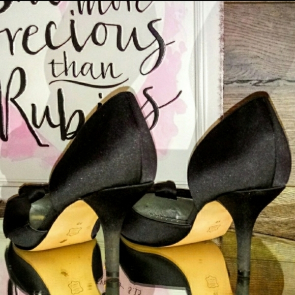 Caparros Shoe Size 9B Sling Back Bow Point Toe EUC - Picture 5 of 16